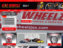 Tablet Screenshot of hotwheelzjax.com